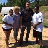 Mayor & Sheriff Montgomery join in the Family Fun Day with Go Hard Riders